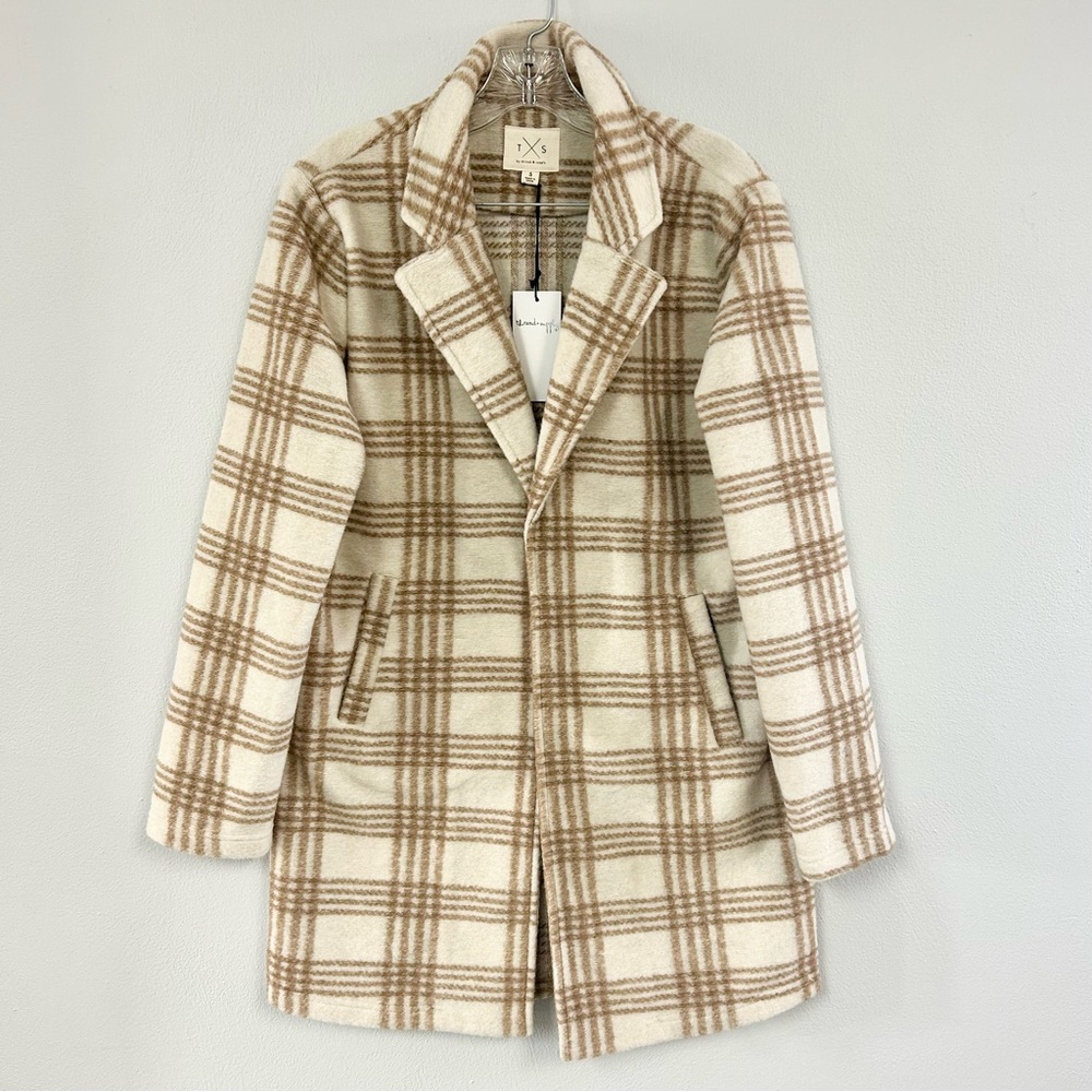 THREAD & SUPPLY 🐶 Plaid Oversized Sweater Coat - Multiple Sizes